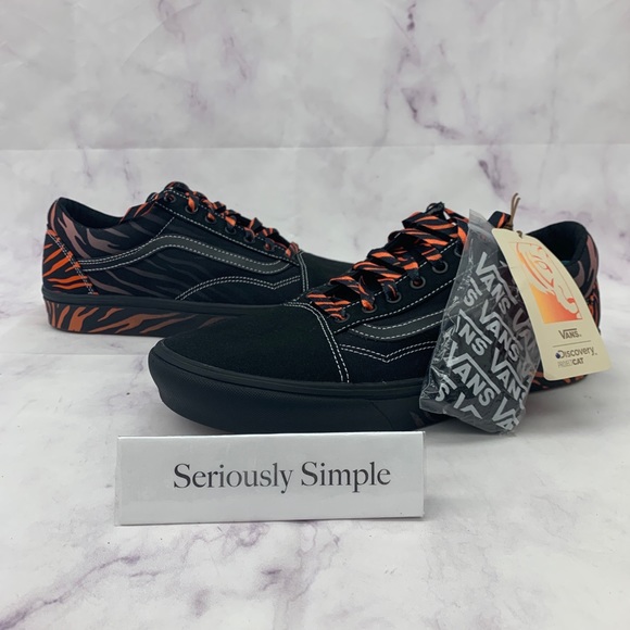 Vans Discovery Cat Tiger Project Mens Size 12 Skateboarding Animal Print main image 5